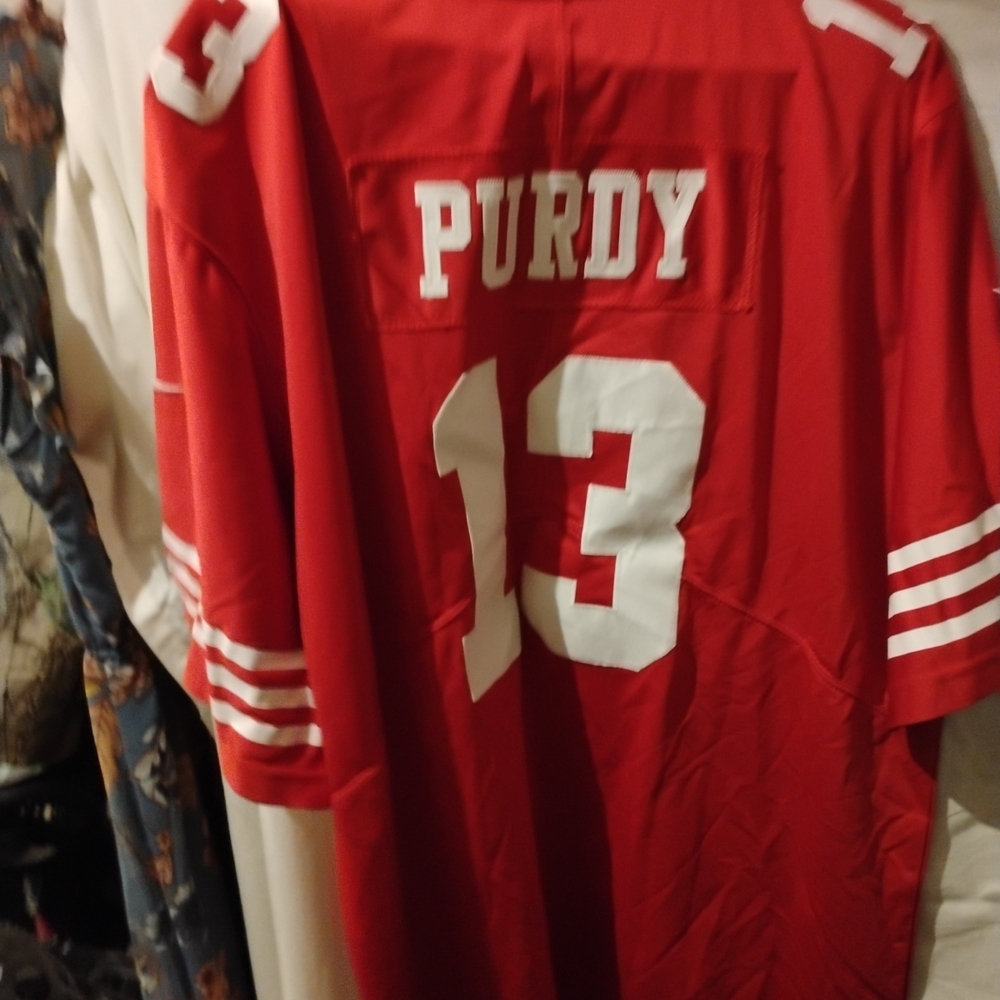 NFL Red and White Men's Jersey